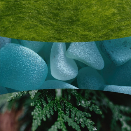 detail Vonná svíčka WoodWick Cedarwood & Ocean Moss, velká 609 g