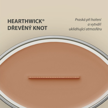 detail Vonná svíčka WoodWick Trilogy Café Macchiato, široký knot 453 g