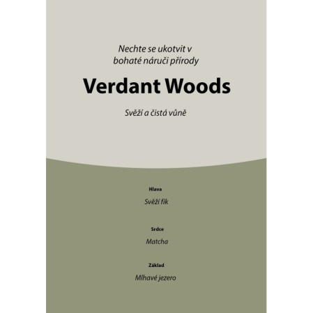 detail Vonná svíčka WoodWick Trilogy Verdant Woods, široký knot 453 g