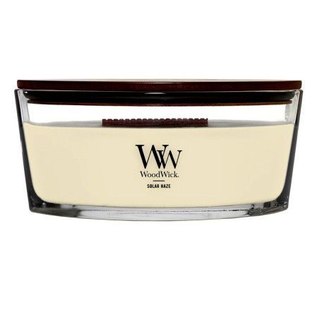 detail Vonná svíčka WoodWick SOLAR HAZE, široký knot 453g