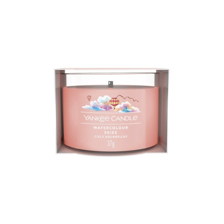 detail Yankee Candle Votiv ve skle 37g WATERCOLOUR SKIES