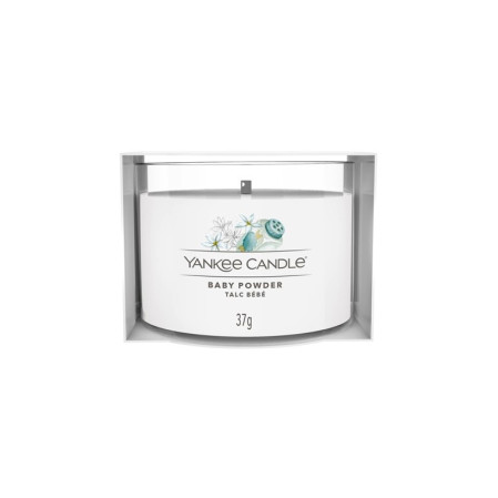 detail Yankee Candle Votiv ve skle 37g BABY POWDER