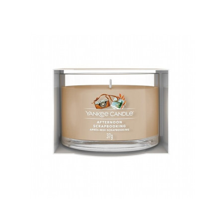 detail Yankee Candle Votiv ve skle 37g AFTERNOON SCRAPBOOKING