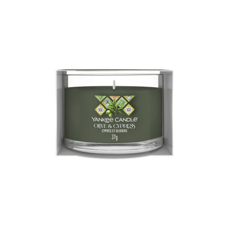 detail Yankee Candle Votiv ve skle 37g OLIVE & CYPRESS