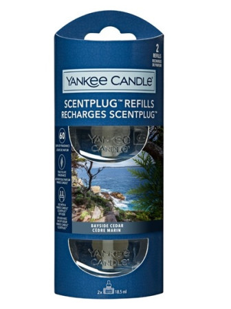 detail Yankee Candle BAYSIDE CEDAR, náplň do elektrické zásuvky, 2x 18,5ml