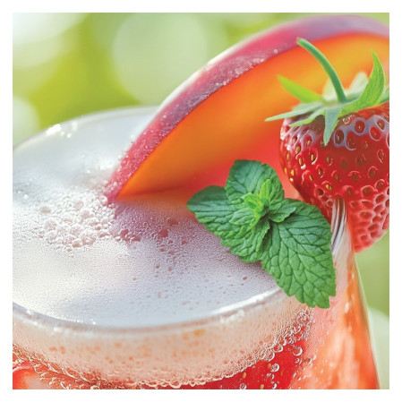 detail Yankee Candle WHITE STRAWBERRY BELLINI, signature malá svíčka 110g