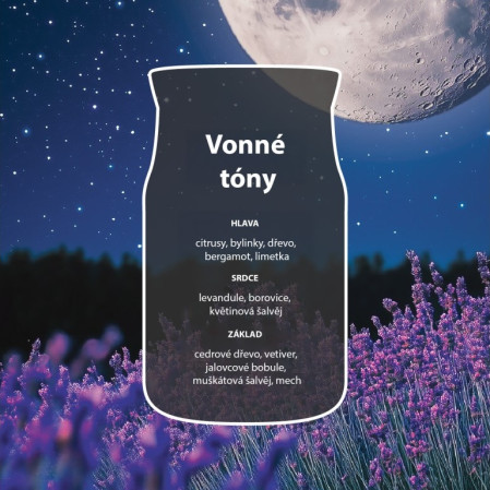 detail Yankee Candle Midsumer's Night, signature malá svíčka 110 g