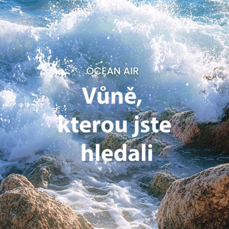 detail Yankee Candle Ocean Air, signature malá svíčka 110 g