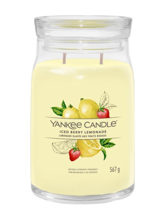 detail Yankee Candle ICED BERRY LEMONADE, Signature velká svíčka 567 g