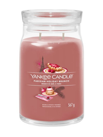 detail Yankee Candle PARISIAN HOLIDAY BRUNCH, signature velká svíčka 567g