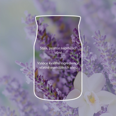 detail Yankee Candle LAVENDER VANILLA, signature velká svíčka 567g