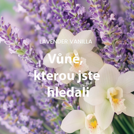 detail Yankee Candle LAVENDER VANILLA, signature velká svíčka 567g