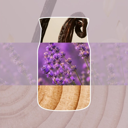 detail Yankee Candle Dried Lavender & Oak, signature velká svíčka 567 g