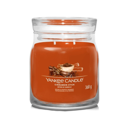 detail Yankee Candle CINNAMON STICK, Signature střední 368 g