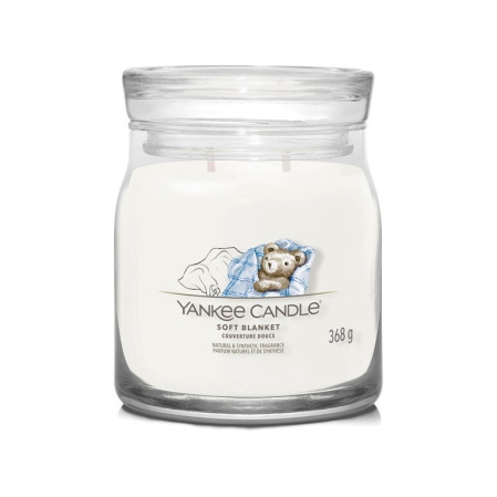 detail Yankee Candle SOFT BLANKET, Signature střední 368 g