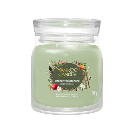 detail Yankee Candle ENCHANTED ORCHARD, signature střední svíčka 368g