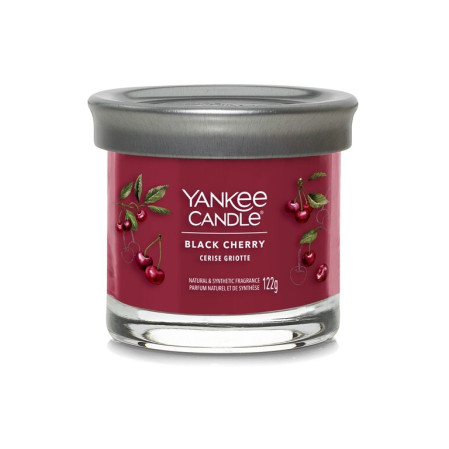 detail Yankee Candle BLACK CHERRY, Signature tumbler malý 122 g