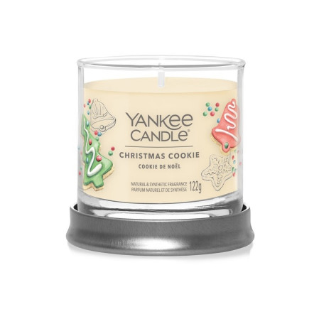 detail Yankee Candle CHRISTMAS COOKIE, signature tumbler malý 122g