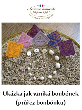 detail Les ANIS de Flavigny Bonbónky ORIGINAL ANIS® 50g Černý rybíz
