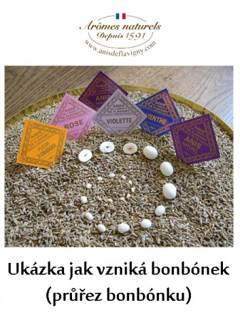 detail Les ANIS de Flavigny Bonbónky ORIGINAL ANIS® 50g Fialka