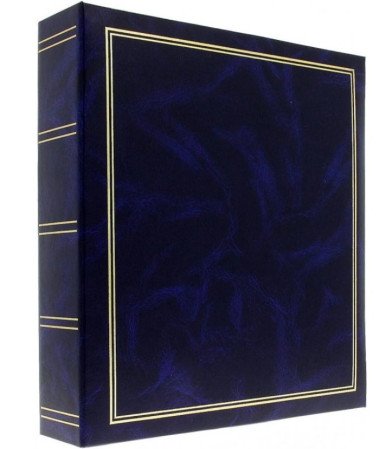 detail Fotoalbum samolepící 100stran DRS50V Gedeon VINYL modré