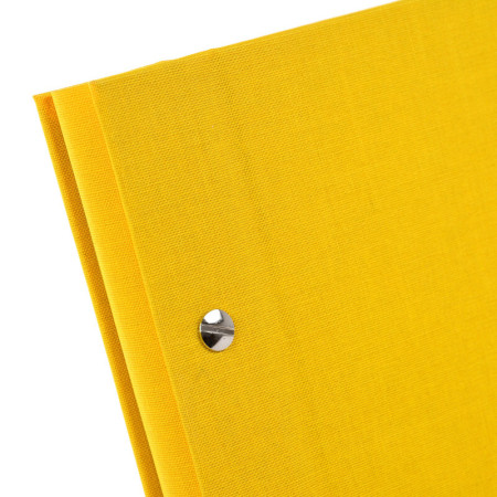 detail Šroubkové album klasik 30x25cm Goldbuch 26889 BELLA VISTA žluté