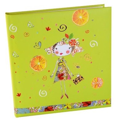 detail BAZAR Fotoalbum klasické na růžky Goldbuch 27526 Turnowsky TANGERINE