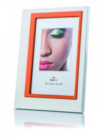 detail Rámeček Hofmann 506 ORANŽOVÝ obdélník 10x15cm