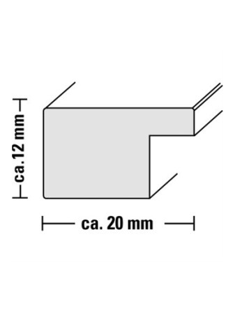 detail Rámeček Hama JESOLO bílý 40x50cm NEZASÍLÁME, OSOBNÍ ODBĚR
