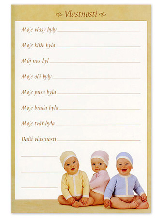 detail Anne Geddes - KNIHA MÝCH PRVNÍCH PĚT LET spící miminko modré