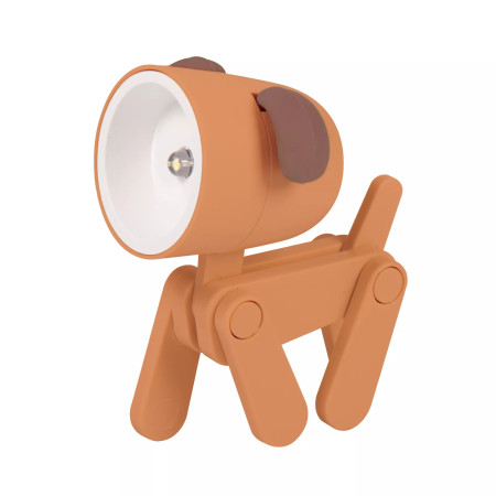 detail Albi AC7 Mini lampička LED - Pejsek, pastelově oranžový