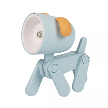 detail Albi AC7 Mini lampička LED - Pejsek, pastelově modrý