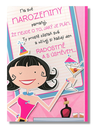 detail Albi Hrací přání Na své narozeniny pamatuj JSEM OPTIMISTA / Olga Lounová