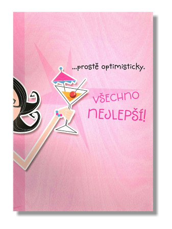 detail Albi Hrací přání Na své narozeniny pamatuj JSEM OPTIMISTA / Olga Lounová