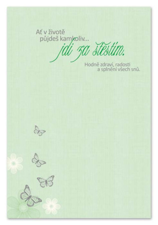 detail Ditipo Hrací přání JDI ZA ŠTĚSTÍM / Karel Gott
