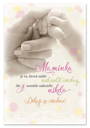 detail Ditipo Hrací přání pro maminky MÁMA / Lunetic