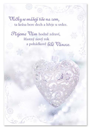 detail Ditipo Hrací přání Zasněžené Vánoce V BÍLÉM / Iveta Bartošová