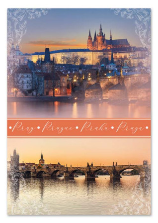detail Ditipo Hrací přání PRAHA - MÁ VLAST - VLTAVA / Bedřich Smetana
