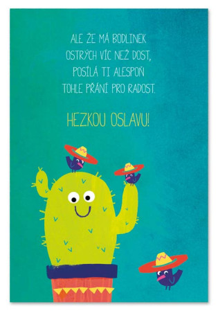 detail Ditipo Hrací přání CHLUPATÝ KAKTUS / Jiří Korn