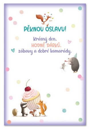detail Ditipo Hrací přání MÁME RÁDI ZVÍŘATA / Jitka Molavcová