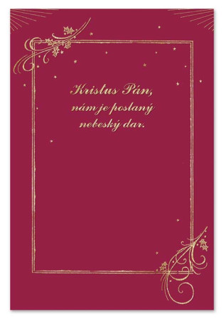 detail Ditipo Hrací přání NARODIL SE KRISTUS PÁN / pěvecký vzor NEW