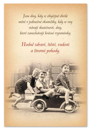 detail Ditipo Hrací přání K narozeninám LÉTA PRÁZDNIN / Karel Gott