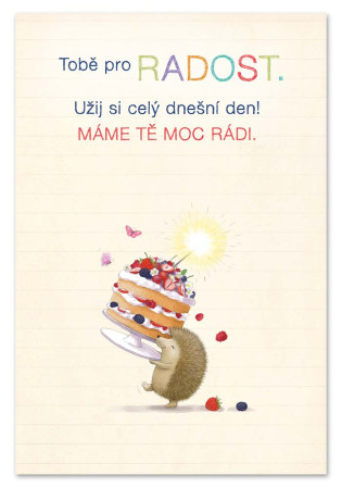detail Ditipo Hrací přání VAŘILI JSME KAŠI / Jiří Helekal (béžové)