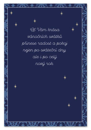 detail Ditipo Hrací přání vánoční POKOJNÉ VÁNOCE / melodie Tichá noc