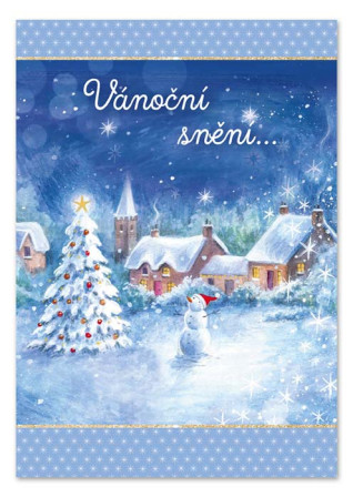 detail Ditipo Hrací přání s efektem SEN O VÁNOCÍCH / Karel Gott