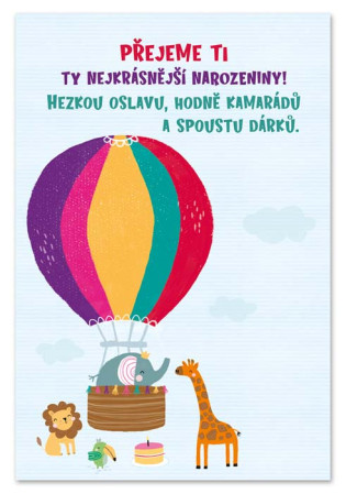 detail Ditipo Hrací přání NAROZENINOVÁ / Míša Růžičková