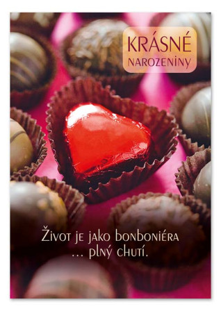 detail Ditipo Hrací přání SLADKÉ MÁMENÍ / Helena Vondráčková (bonboniéra)