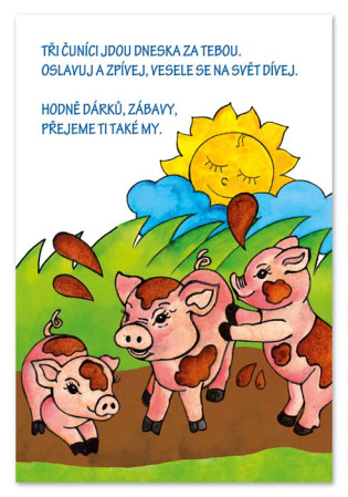 detail Ditipo Hrací přání TŘI ČUNÍCI / Jaromír Nohavica