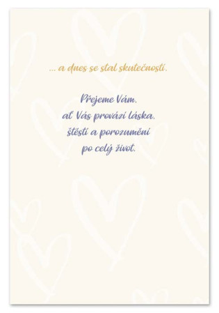 detail Ditipo Hrací přání svatební TY & JÁ / Kryštof (béžové)