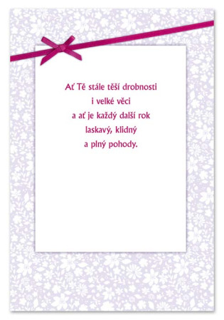 detail Ditipo Hrací přání narozeninové Studánko stříbrná / Hana Zagorová